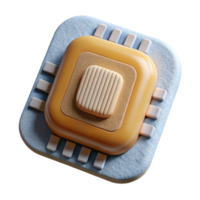 extraordinary vintage Bio Integrated Temperature Sensor Patch Transparent Background 4K png