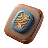 beautiful creative Biometric Sensor Patch Isolated Element high quality png