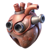 magnificent contemporary Biomimetic Artificial Heart Isolated professional png