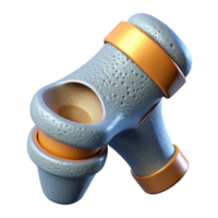 magnificent artistic Biomimetic Artificial Joint Isolated Element detailed png