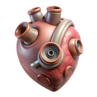 magnificent vintage Biorobotic Heart Artificial Valves Visible Cutout genuine png