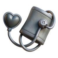 wonderful creative Blood Pressure Cuff Gray Inflated Isolated Element high quality png