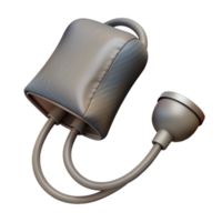 magnificent classic Blood Pressure Cuff Gray Inflated Isolated Element original png