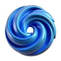 impressive traditional Blue Abstract Swirl Cutout on Transparent Background genuine png