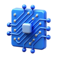 stunning rustic Blue Circuit Lines with Transparent Background Isolated high quality png