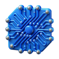 beautiful abstract Blue Circuit Lines with Transparent Background Isolated authentic png