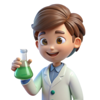 magnificent abstract Boy Doing Science Experiment Transparent professional png