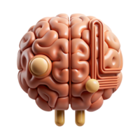 extraordinary modern Brain Circuit Diagram Cutout on Transparent Background professional png