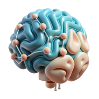 impressive classic Brain Circuitry Abstract Design Transparent Background original png