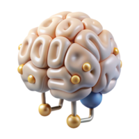 serene contemporary Brain Computer Interface Connection Lines Transparent professional png