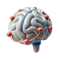 impressive vintage Brain Computer Interface Connection Lines Transparent professional png