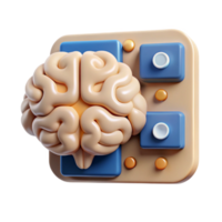 wonderful classic Brain Computer Interface Icon Set White Background Cutout exclusive png
