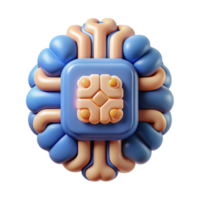 stunning rustic Brain Computer Interface Logo Concept Isolated Element exclusive png