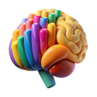 magnificent minimalist Brain Data Analysis Chart Colorful Graph Isolated high resolution png