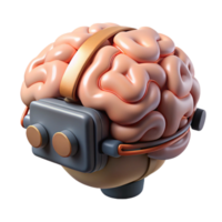 magnificent classic Brain Interface Diagram Front View Isolated Element professional png