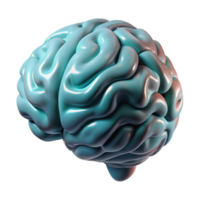 stunning modern Brain Scan 3d Model Transparent professional png