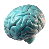 impressive abstract Brain Scan 3d Model Transparent high quality png