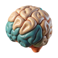 elegant contemporary Brain Scan Data Visualization Abstract Pattern Transparent Background 4K png