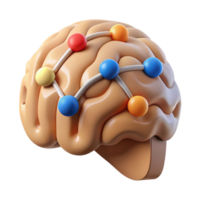 wonderful contemporary Brainwave Measurement Graph Cutout with Data Points and White Background high quality png