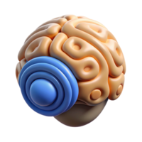 wonderful rustic Brainwave Sensor Icon Set Isolated 4K png