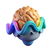 beautiful classic Brainwaves Frequency Chart Data Visualization Isolated genuine png