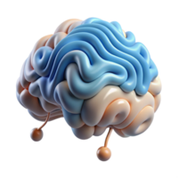 wonderful creative Brain Waves Visualized as Data Streams Isolated exclusive png