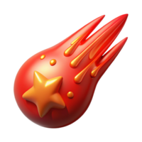 extraordinary traditional Bright Red Meteor Shower Isolated Element high quality png