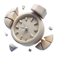wonderful contemporary Broken Clock Hands Scattered Transparent Background high resolution png