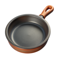 extraordinary rustic Cast Iron Skillet Top View Transparent Background professional png
