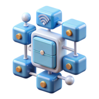 extraordinary creative Cellular Computing System Schematic Transparent Background high quality png