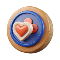serene creative Charity Donation Button Icon Isolated with Clickable Design original png