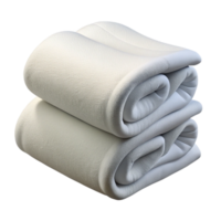 vibrant artistic Clean White Towels Folded Isolated original png