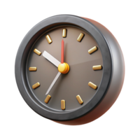 serene rustic Clock Face with Bold Numbers Transparent Background detailed png