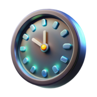 wonderful vintage Clock Face with Glowing Symbols Transparent Background genuine png