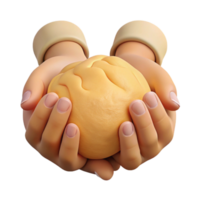 serene rustic Close Up of Hands Holding Teacup Cutout detailed png
