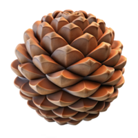 vibrant abstract Close Up of Pine Cone on Forest Floor Transparent Background exclusive png