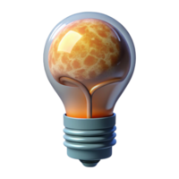 elegant abstract Collective Thought Icon Light Bulb Transparent high quality png