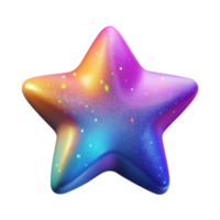 elegant creative Colorful Starfield Background for Virtual Space Isolated authentic png
