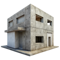 Maravilhoso rústico concreto construção Formato rude textura transparente profissional png