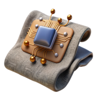 extraordinary modern Conductive Ink Circuit on Fabric Cutout original png