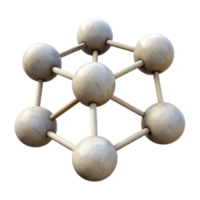 magnificent artistic Connected Nodes Network with Transparent Background Isolated professional png