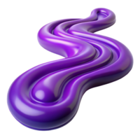 elegant minimalist Consciousness Flow Purple Stream Transparent Background authentic png