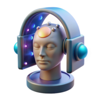 dramatic contemporary Consciousness Transfer Through Virtual Portal Cutout high resolution png