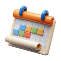 serene classic Conservation Project Management Isolated Gantt Chart high resolution png