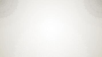 Simple Elegant Soft Clean Neutral Looping Animation Mandala Pattern Blank Horizontal Background with Subtle White Patterns video