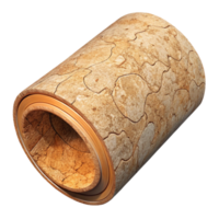 serene modern Cork Underlayment Roll Side View Transparent high resolution png