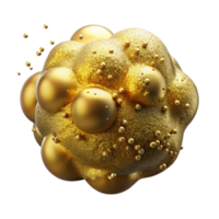 elegant abstract Cosmic Dust Sparkling Gold Transparent Background exclusive png