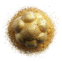 elegant classic Cosmic Dust Sparkling Gold Transparent Background authentic png