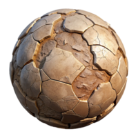 elegant classic Cracked Earth Texture Transparent Background professional png