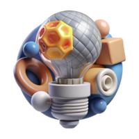 stunning modern Creative Thinking Process Transparent Background with Modern Design high resolution png